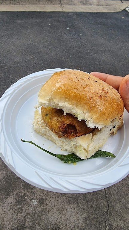 Vada pav at Narayans Veg Paradise, Harris Park