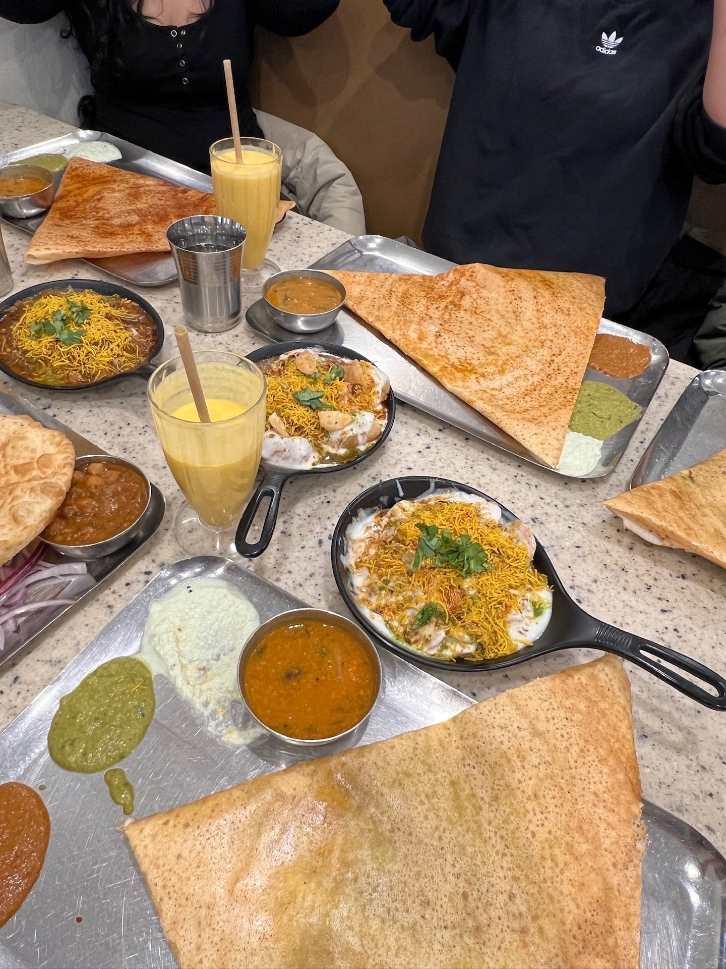 A2B Adyar Ananda Bhavan Harris Park South Indian meal spread