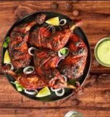 Copper Handi Halal Restaurant chicken tikka plate