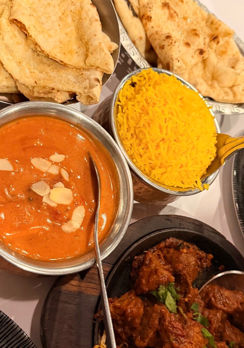 Copperpot Indian Restaurant butter chicken with almonds