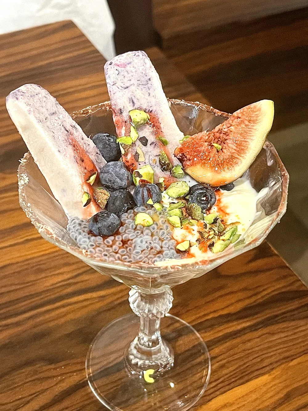 Itihaas Parramatta modern kulfi with berries and fig
