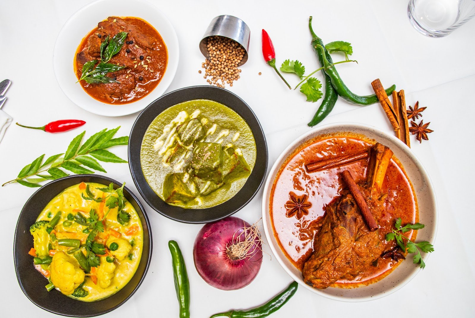 Malabar South Indian Restaurant Darlinghurst curry spread