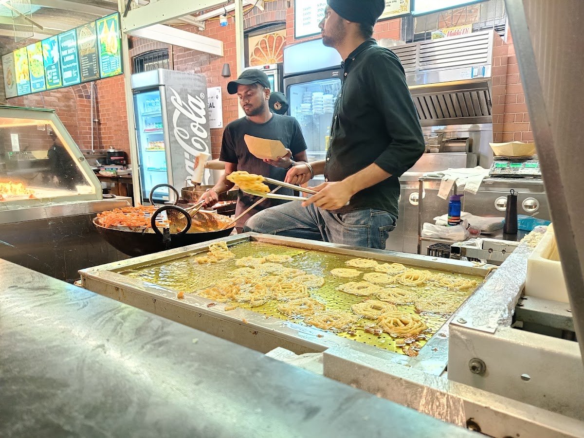 Master Jalebi Blacktown fresh jalebi frying in ghee