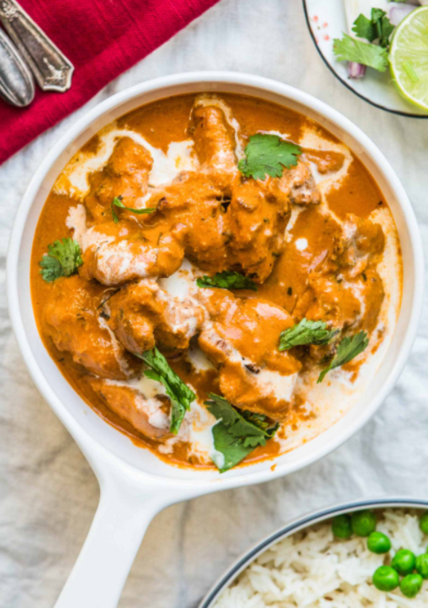 Samir's Indian Kitchen butter chicken with rice