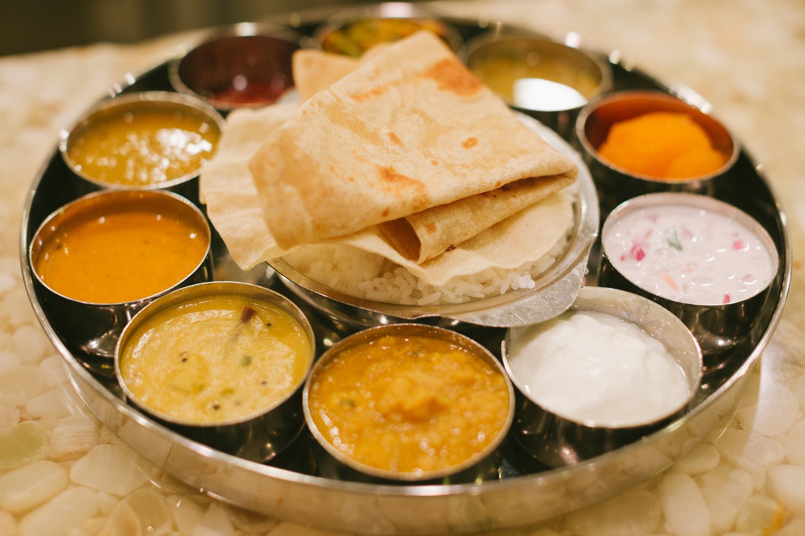 Saravanaa Bhavan Parramatta North Indian thali