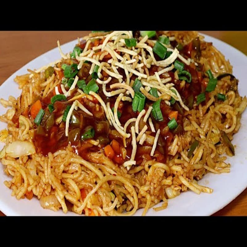 Simply Indian Harris Park triple manchurian noodles