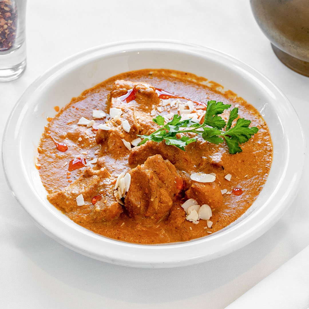 Sylvania Indian Restaurant butter chicken with almonds
