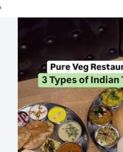 THALIRAAGA Westmead three large round platters of Indian thali dishes for a group